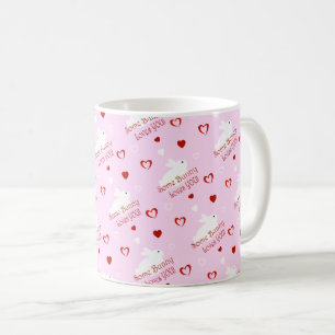 Un petit lapin t'aime Mug à café de la Saint-Valen