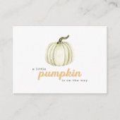 Un Petit Livre Citrouille Pour La Carte De Boîtier (Devant)