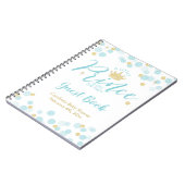 Un petit livre d'invité de prince baby shower (Côté gauche)