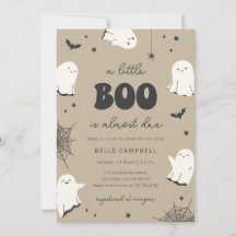 Un petit livre est presque dû Invitation Baby show