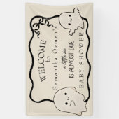 Un petit livre est presque due bannière (Vertical)