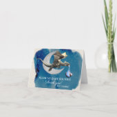 Un petit Merci de Baby shower de dragon chevalier (Devant)