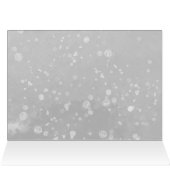 Un petit Merci de Baby shower gris flocon (Intérieur Horizontal (Haut))