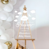 Un petit morceau de ciel envoyé Baby shower Bienve