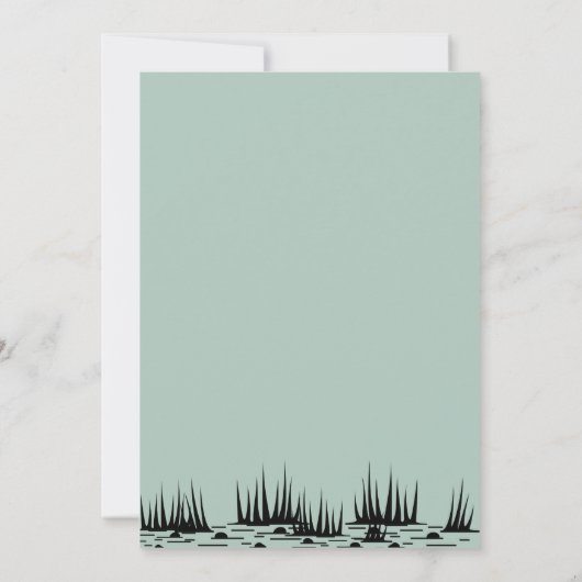 Un Petit Ours Est En Chemin Baby shower Invitation (Dos)