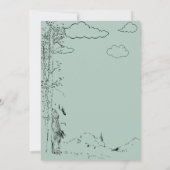 Un Petit Ours Est En Chemin Baby shower Invitation (Dos)