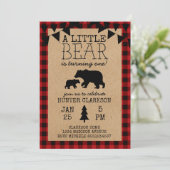 Un Petit Ours Invitation Anniversaire (Debout devant)