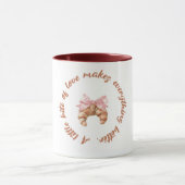 Un Petit Peu d'Amour | Mug Féminin Mignon (Centre)