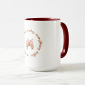 Un petit peu d'amour | Mug féminin mignon (Devant droit)