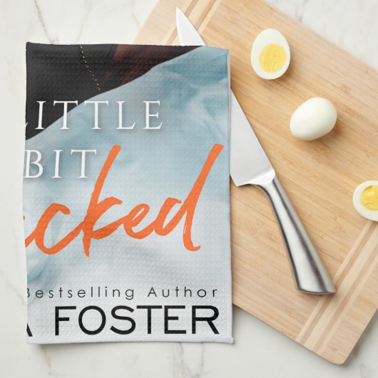 Un Petit Peu Mal Serviette De Thé De Cuisine (Quart Plié)