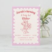 Un Petit Peu Plus Ancien Invitation De Fête D'Anni (Debout devant)