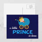 Un Petit Prince est né Carte Postale (Devant / Derrière)