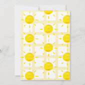 Un Petit Rayon De Baby shower Soleil Invitation (Dos)