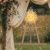 Un Petit Rayon De Soleil Baby shower Boho Accueil