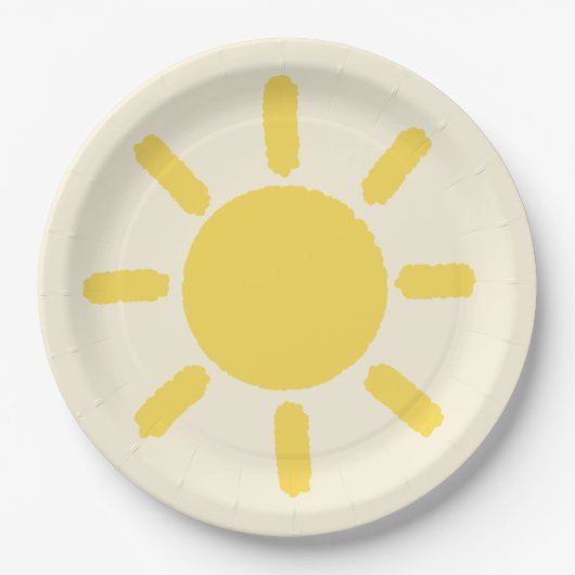 Un petit rayon de Sunshine Party assiettes (Devant)