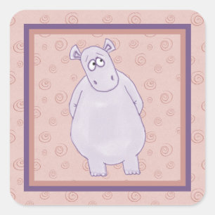 Un Petit Stickers Hippo Coupable