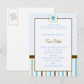 un petit tweet -des cartes postales baby showers (Devant / Derrière)