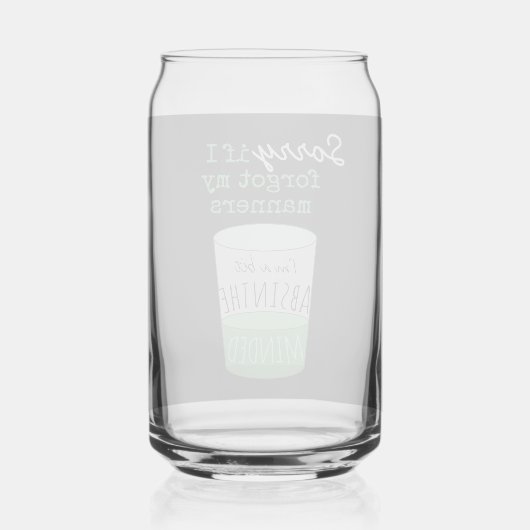 Un Peu Absinthe L'Esprit Drôle Boisson Slogan (Verso)