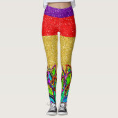 Un peu de bling Pop Fashion Leggings (Devant)