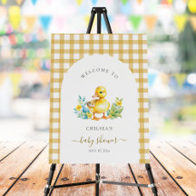 Un peu de canard est sur le chemin Baby shower de 