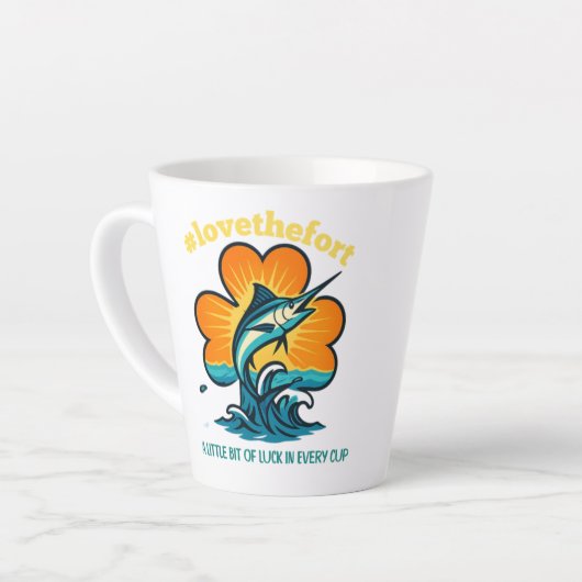 Un peu de chance dans chaque tasse de latte (Angle gauche)