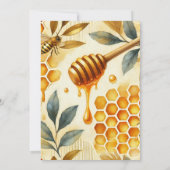 Un peu de miel est en route - Invitation à une bab (Dos)