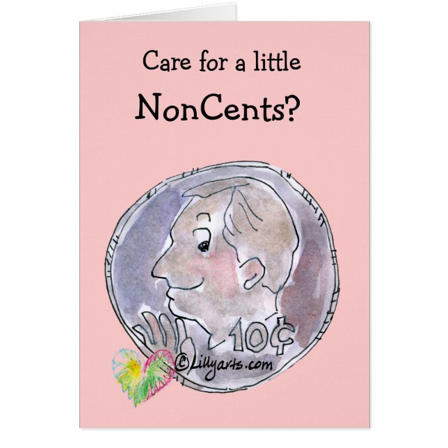 Un peu de non-cents ? Carte (Devant)