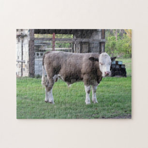 Un peu de taureau - Puzzle de la vie agricole