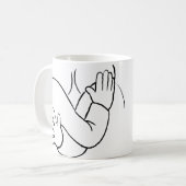 Un peu d'Empathy Classic tasse de café blanc (Devant gauche)