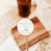 Un peu hors du Merci Favor Stickers