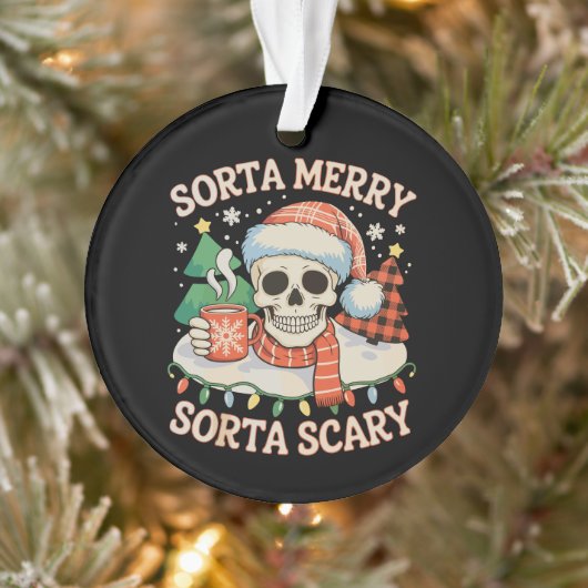 Un peu joyeux, un peu effrayant, squelette de Noël (Arbre)