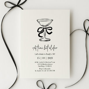 Un peu plus âgé, Invitation d'anniversaire dessiné