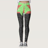 Un Peu Plus Bling Pop Fashion Leggings (Devant)