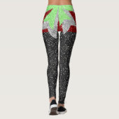 Un Peu Plus Bling Pop Fashion Leggings (Dos)