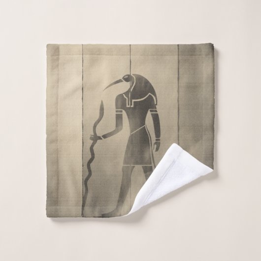 Un pharaon égyptien (Gant de toilette)