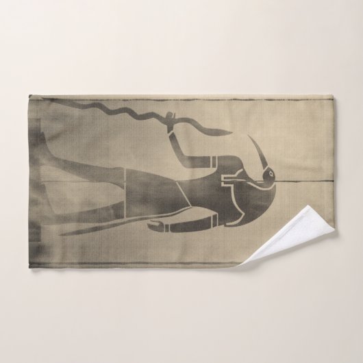 Un pharaon égyptien (Serviette à main)