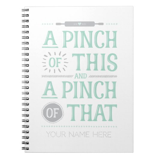 Un Pinch De Ce Livre De Recettes (Devant)