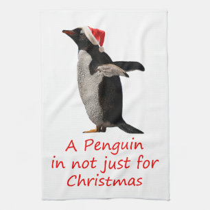 Un pingouin n'est pas seulement pour la serviette 