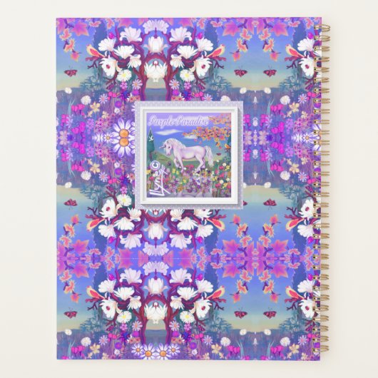 un planificateur de paradis violet (Dos)