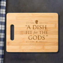 Un plat adapté aux dieux - Découpe en bois gravé