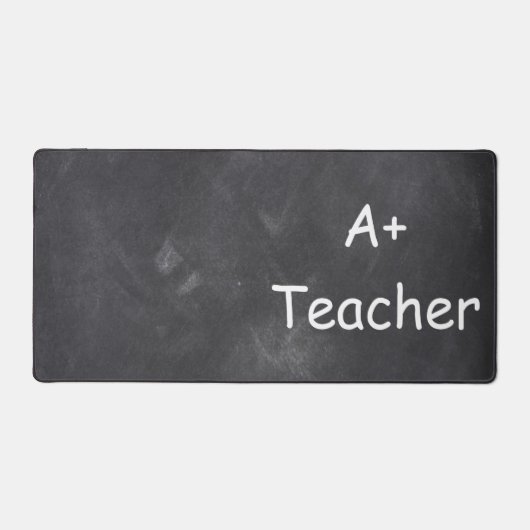 Un Plus Enseignant Chalkboard Design Classe Décora (Recto)