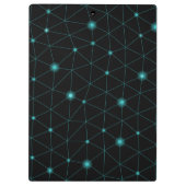 Un porte-bloc noir présentant un design élégant  (Dos)