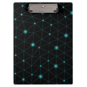 Un porte-bloc noir présentant un design élégant  (Devant)