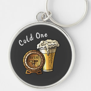 Un porte-clés bière froide