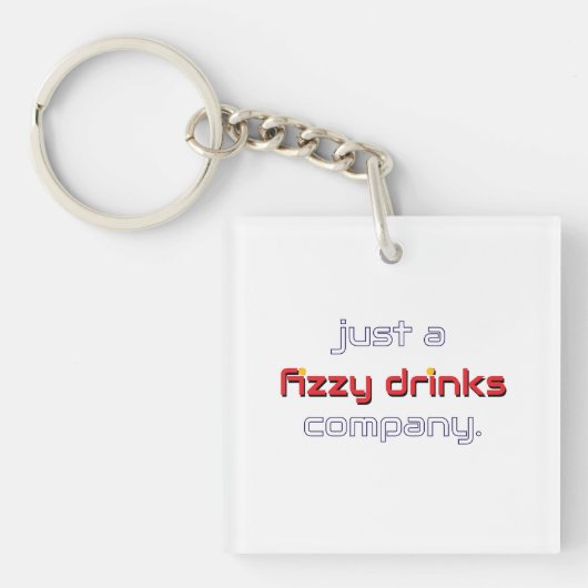 Un porte-clés d'une simple entreprise de boissons (Devant)