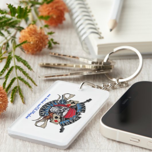 Un porte-clés observé de crics (rectangle) (Devant droit)