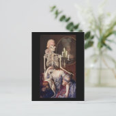 Un portret pour l'Halloween Briefkaart (Staand voorkant)