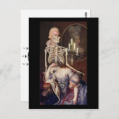 Un portret pour l'Halloween Briefkaart (Voorkant / Achterkant)