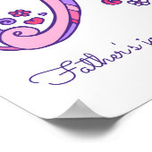 Un poster de monogramme art signifiant le nom de f (Coin)