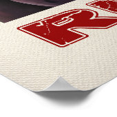 Un Poster De Rugby À Grille (Coin)